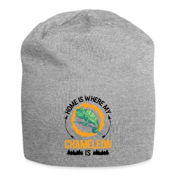 Caméléon Accueil Caméléon - Bonnet en jersey - gris chiné - Devant