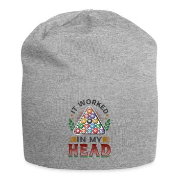 Es Funktionierte In Meinem Kopf, Pool Billard - Jersey-Beanie - Grau meliert - Vorne