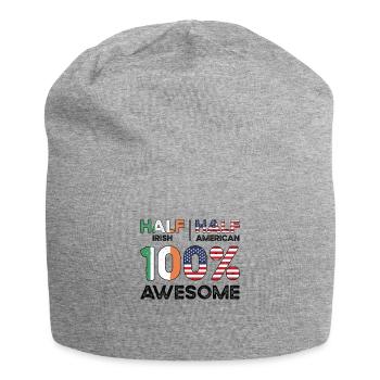 Né en Irlande, Irlande, Américain, États-Unis - Bonnet en jersey - gris chiné - Devant