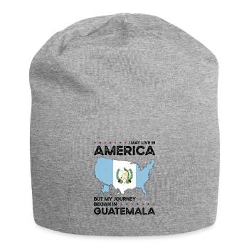 Né: Guatemala, Guatemala, Américain, États-Unis - Bonnet en jersey - gris chiné - Devant