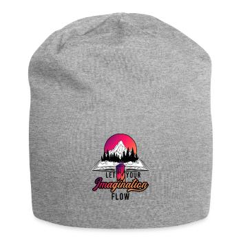 Space River Mountain Imagination Space Lover - Jersey Beanie - heather grey - Front