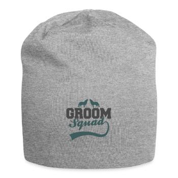 Bräutigam's Wolfsrudel - Jersey-Beanie - Grau meliert - Vorne