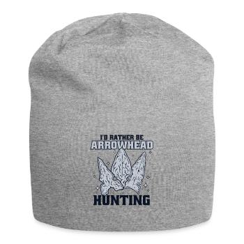 I'd Rather Be Arrowhead Hunting Hunting Tips - Jersey Beanie - heather grey - Front