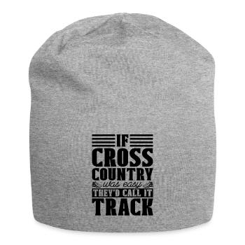 If Cross Country Was Marathon Race Country Runner - Jersey-Beanie - Grau meliert - Vorne
