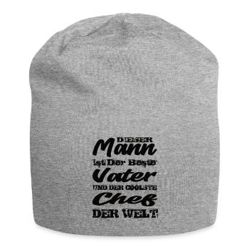 Chef - Jersey-Beanie - Grau meliert - Vorne