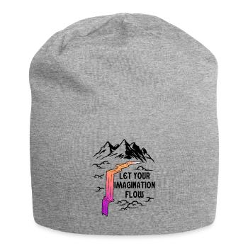 Space River Mountain Imagination Space Lover - Jersey Beanie - heather grey - Front