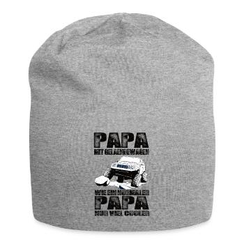 Geländewagen - Jersey-Beanie - Grau meliert - Vorne