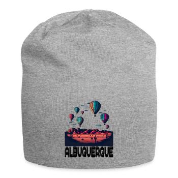 Albuquerque Ballon New Mexico Heißluftballon - Jersey-Beanie - Grau meliert - Vorne