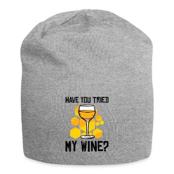 Honig Wein Met Biene Heimbrauer Viking - Jersey-Beanie - Grau meliert - Vorne
