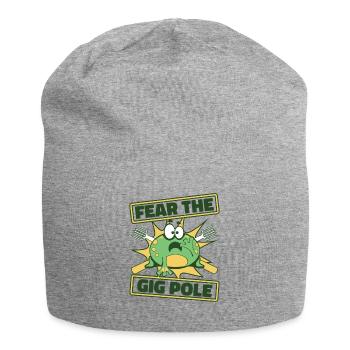 Fear The Gig Pole Toad Tadpole Tree Frog - Jersey Beanie - heather grey - Front