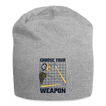 Choose Your Weapon Kaulquappe Laubfrosch Kröte - Jersey-Beanie - Grau meliert - Vorne