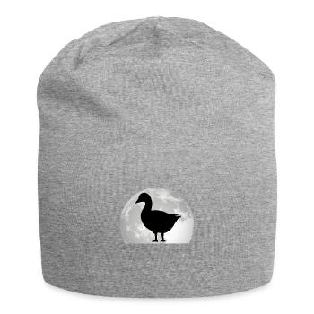 Geese Moon Goose breeder Goose goose - Jersey Beanie - heather grey - Front