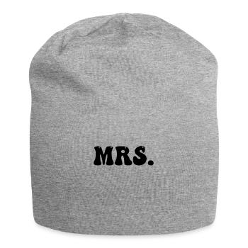 Mr. and Mrs. Partnerlook - Jersey Beanie - heather grey - Front