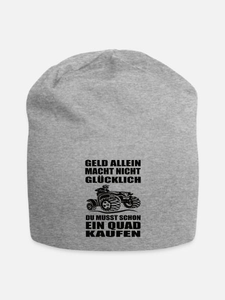 Quad - Jersey-Beanie - Grau meliert