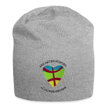kabyle T-shirt graffiti Le Printemps berbère - Bonnet en jersey - gris chiné - Devant