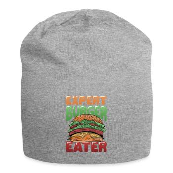 Expert Burger Eater Cheeseburger - Jersey Beanie - heather grey - Front