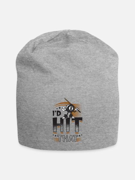 Id Hit That Pool Billiards - Jersey-Beanie - Grau meliert