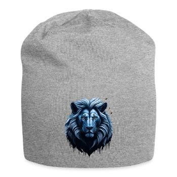WILDES LÖWENDESIGN - Jersey-Beanie - Grau meliert - Vorne