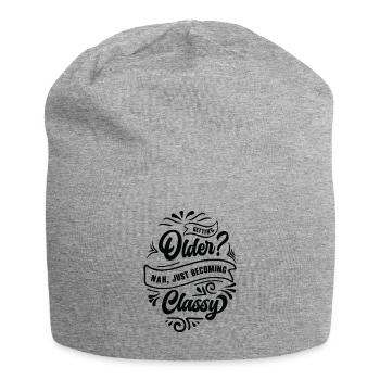 Stilvolle Großeltern Vintage Typografie Klassisch - Jersey-Beanie - Grau meliert - Vorne