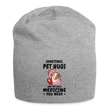 Dog Pet Hug Medicine Dog Lovers - Bonnet en jersey - gris chiné - Devant