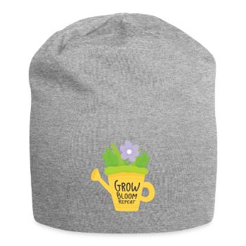 Gartenarbeit Florist Blumen pflanzen Blumen - Jersey-Beanie - Grau meliert - Vorne