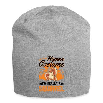 Écureuil Costume Humain Halloween - Bonnet en jersey - gris chiné - Devant