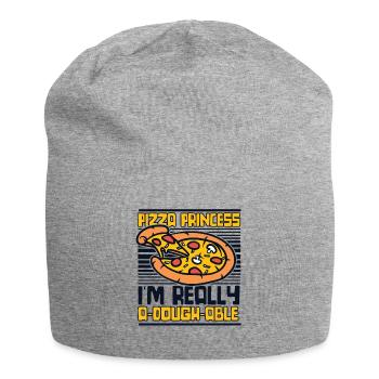 Pizza Princess Pizza Pizza Tray Pizza Oven - Jersey Beanie - heather grey - Front