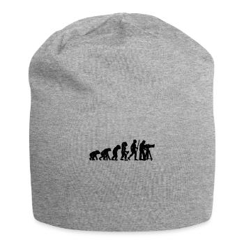 Cadreur Evolution Retro aime le cinéma - Bonnet en jersey - gris chiné - Devant