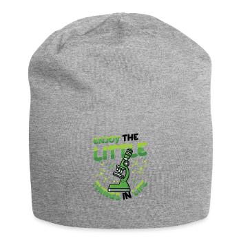 Profitez des petites choses de la vie - Bonnet en jersey - gris chiné - Devant