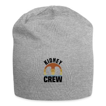 Nierentransplantation Cancer Disease Awareness - Jersey-Beanie - Grau meliert - Vorne