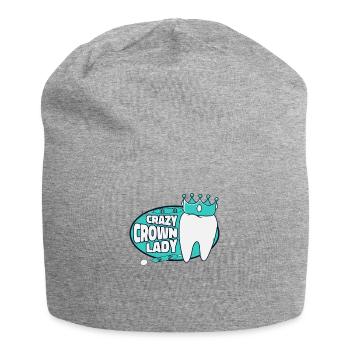 Crazy Crown Lady Laboratoire dentaire Laboratoire dentaire - Bonnet en jersey - gris chiné - Devant