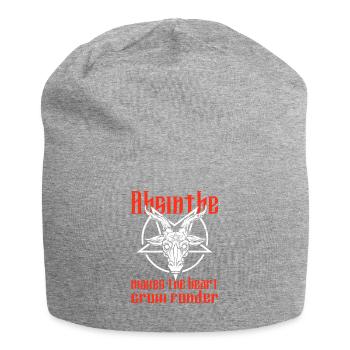 Satan Beelzebub Teufel Gothic Pentagram Mystisch - Jersey-Beanie - Grau meliert - Vorne