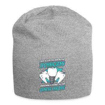 Toutes nos erreurs dentaires Laboratoire dentaire Laboratoire dentaire - Bonnet en jersey - gris chiné - Devant