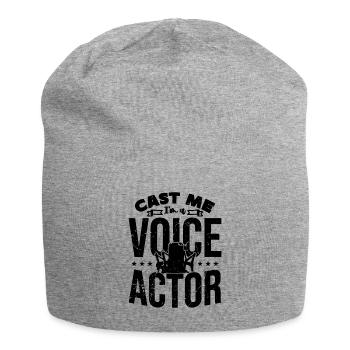 Cast Me I'm A Voice Actor Voice Art Voice Actors - Jersey Beanie - heather grey - Front