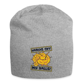 Hands Off My Balls Python Schlange Banana Ball - Jersey-Beanie - Grau meliert - Vorne