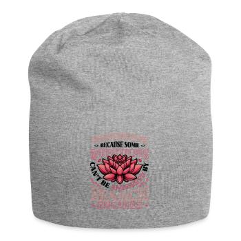 Lustige Meditation, Spirituelle Meditation - Jersey-Beanie - Grau meliert - Vorne