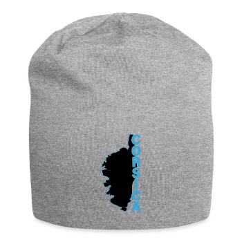Korsika Wappen - Jersey-Beanie - Grau meliert - Vorne