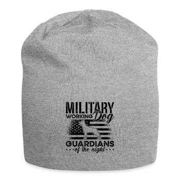 Military Working Dog Dog Owner Malinois Lover - Jersey Beanie - heather grey - Front