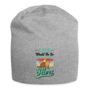 Loutre Cadeau Loutre Loutre Loutre Loutre de mer - Bonnet en jersey - gris chiné - Devant