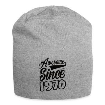 Awesome Since 1970 - Jersey-Beanie - Grau meliert - Vorne