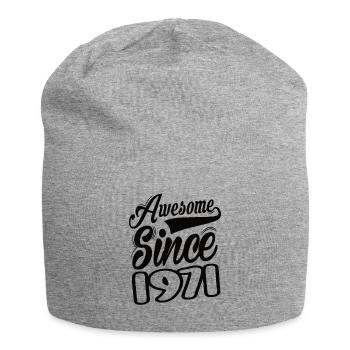 Awesome Since 1971 - Jersey-Beanie - Grau meliert - Vorne