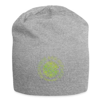 Meditieren Und Sich Erheben, Spirituelles Yoga - Jersey-Beanie - Grau meliert - Vorne