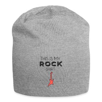 Jupe chemise - Bonnet en jersey - gris chiné - Devant