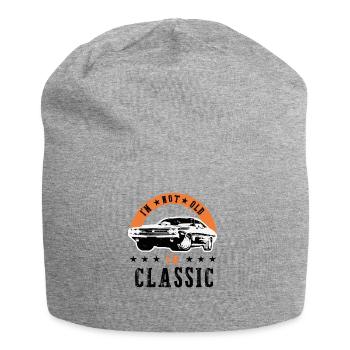 Muscle Cars Klassiker Retro Hotrod Oldtimer - Jersey-Beanie - Grau meliert - Vorne