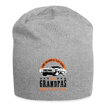 Muscle Cars Klassiker Retro Hotrod Oldtimer - Jersey-Beanie - Grau meliert - Vorne