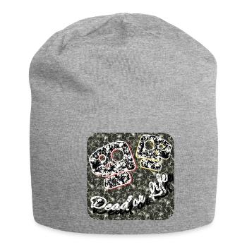 Dead or Life - Jersey Beanie - heather grey - Front