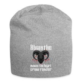 Satan Beelzebub Devil Gothic Pentagram Mystical - Jersey Beanie - heather grey - Front