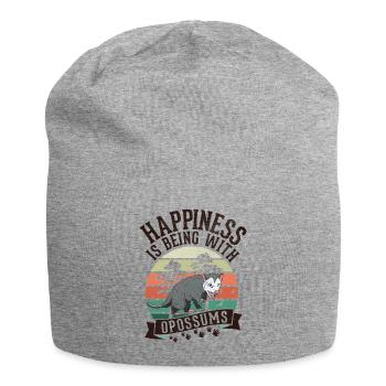 Opossum Lucky Marsupial Possum - Bonnet en jersey - gris chiné - Devant