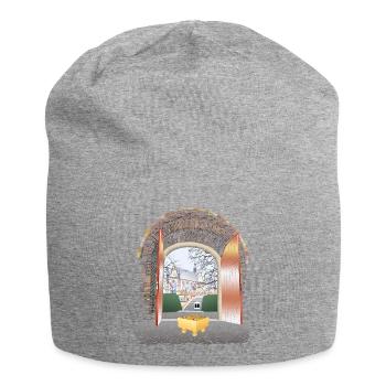 Tor zu Leiden - Jersey-Beanie - Grau meliert - Vorne