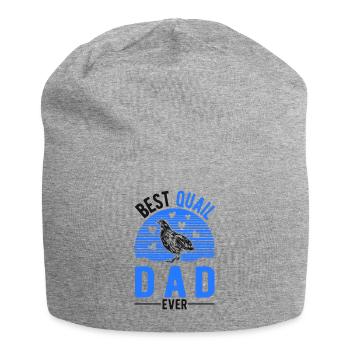 Best quail daddy - Jersey Beanie - heather grey - Front